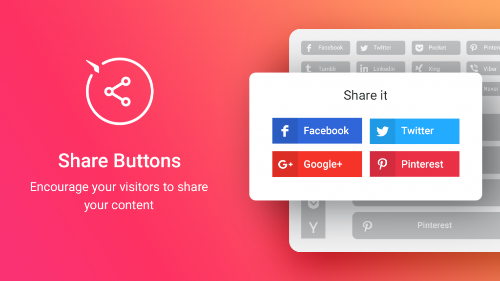 Use Social Media Share Button