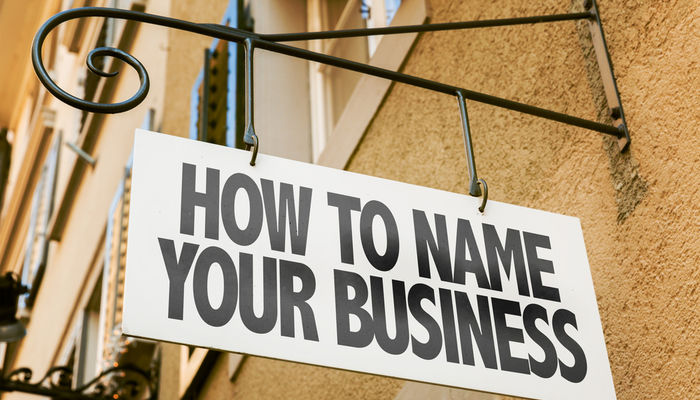 Choose Business Name and Logo