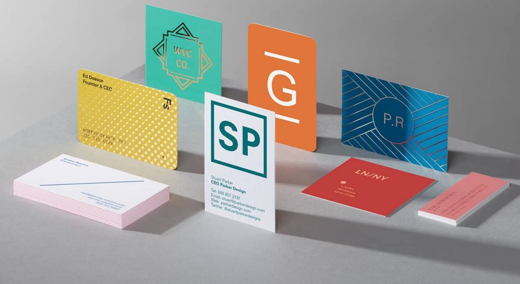 Choose the Size and shape of Your Business Card