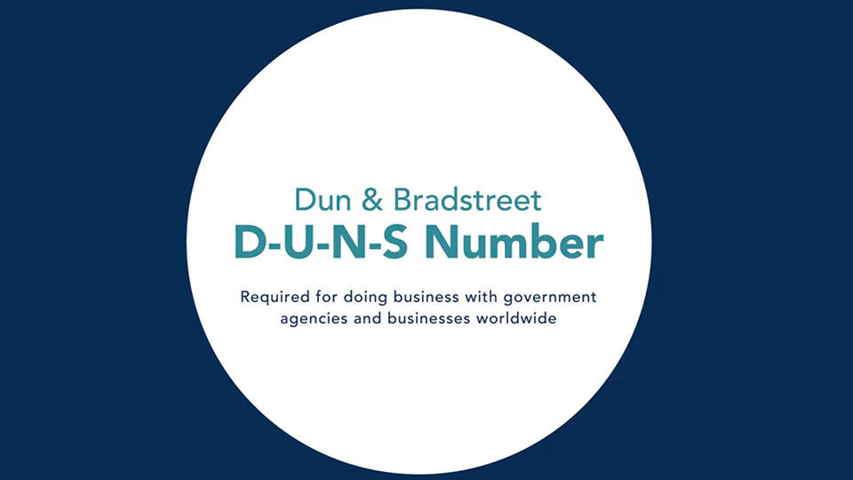 Obtain D-U-N-S Number From Dun & Bradstreet